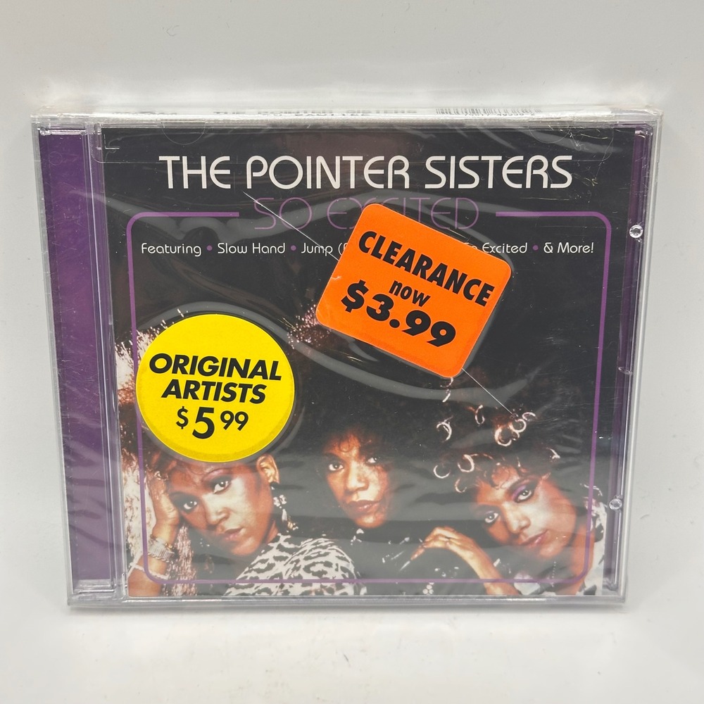 The Pointer Sisters So Excited CD Compilation BMG 75517483382 New Sealed